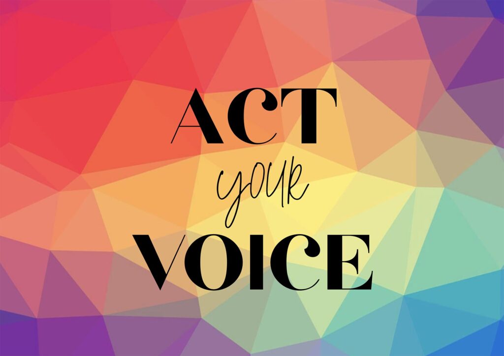 ACT your VOICE-logo-pamela massi corso canto e recitazione online classi private
